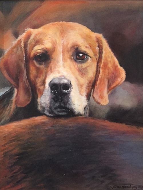 Hound Dog Painting For Sale