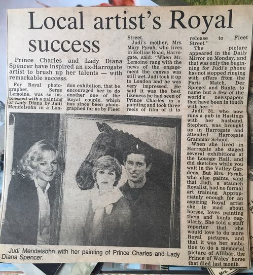 Local artist's royal success