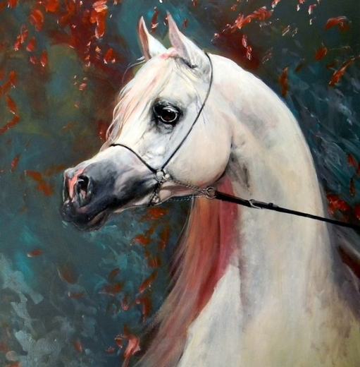 Paintings of Arab Horses