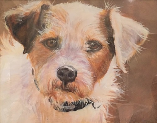 Terrier Dog Painting